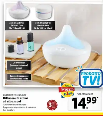 Diffusore di aromi a ultrasuoni