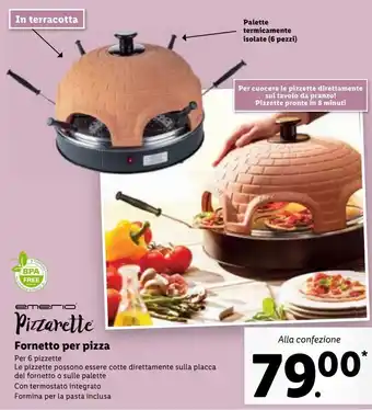 Lidl Fornetto per pizza offerta