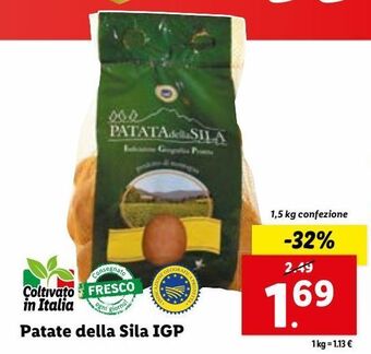 Lidl Patate della sila igp offerta