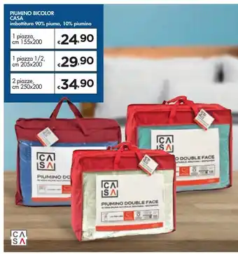 Bennet Piumino bicolor casa offerta