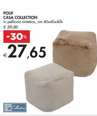 Bennet Pouf casa collection offerta