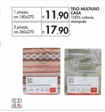 Bennet Telo multiuso casa offerta