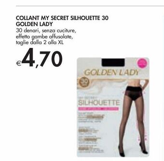 Bennet Collant my secret silhouette 30 golden lady offerta