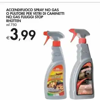 Bennet Accendifuoco spray no gass o pulitore per vetri di caminetti no gas duliggi stop rhutten offerta