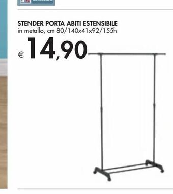 Bennet Stender porta abiti estensibile offerta