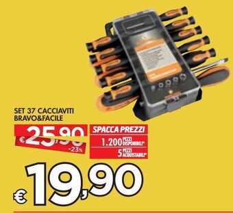 Bennet Set 37 cacciaviti bravo & facile offerta