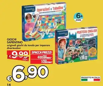 Bennet Giochi sapientino offerta