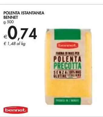 Bennet Polenta istantanea bennet offerta