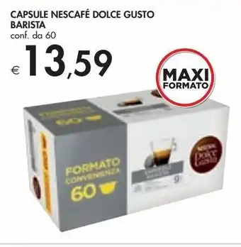 Capsule nescafè dolce gusto barista