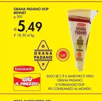 Grana padano bennet