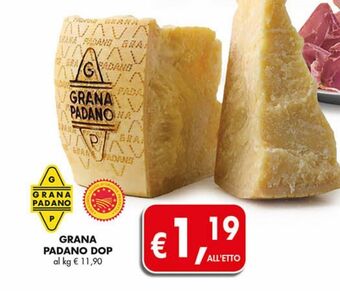 Supermercato Coal Grana padano dop offerta