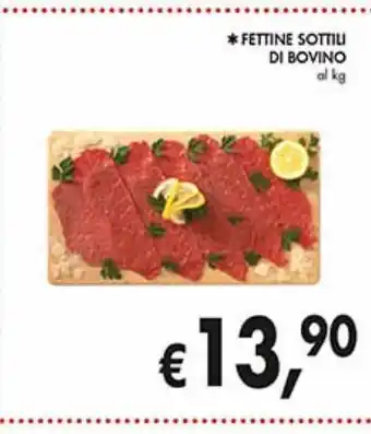 Supermercato Coal Fettine sottili di bovino offerta