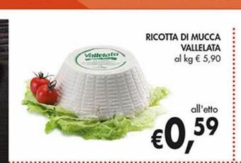 Supermercato Coal Ricotta di mucca vallelata offerta