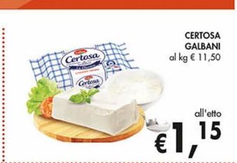 Supermercato Coal Certosa galbani offerta