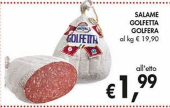 Supermercato Coal Salame golfetta golfera offerta