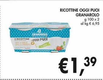 Supermercato Coal Ricottine oggi puoi granarolo offerta