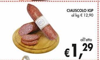 Supermercato Coal Ciauscolo igp offerta