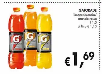 Supermercato Coal Gatorade limone /aranciata / aranciata rossa l 1.5 offerta
