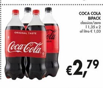 Coca-cola bipack classica / zero l 1.35 x 2