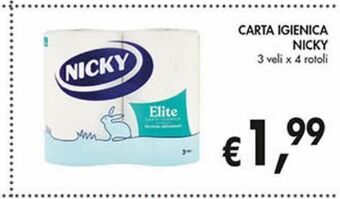 Supermercato Coal Carta igienica nicky offerta