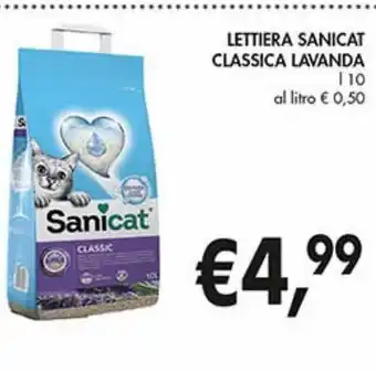 Supermercato Coal Lettiera sanicat classica lavanda l 10 offerta