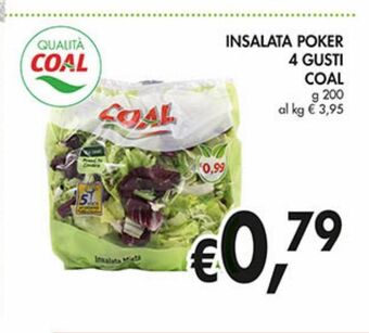 Supermercato Coal Insalata poker 4 gusti coal offerta