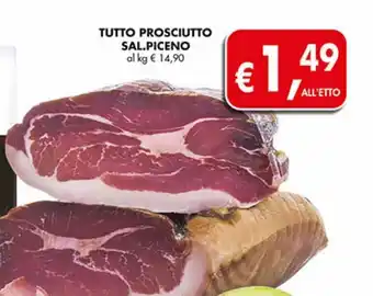 Supermercato Coal Tutto prosciutto sal.piceno offerta