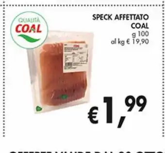 Supermercato Coal Speck affettato coal offerta