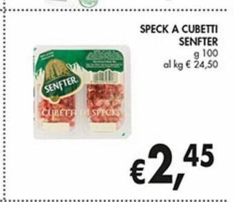 Supermercato Coal Speck a cubetti senfter offerta