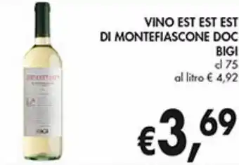 Vino est est est di montefiascone doc bigi