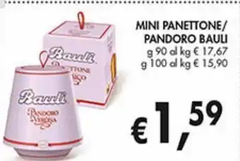 Supermercato Coal Mini panettone / pandoro bauli offerta