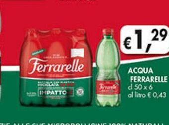 Supermercato Coal Acqua ferrarelle offerta