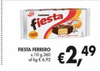 Supermercato Coal Fiesta ferrero offerta