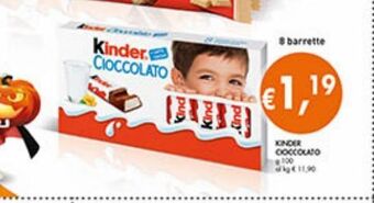 Supermercato Coal Kinder cioccolato offerta
