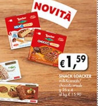 Supermercato Coal Snack loacker offerta