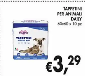 Supermercato Coal Tappetini per animali daily offerta