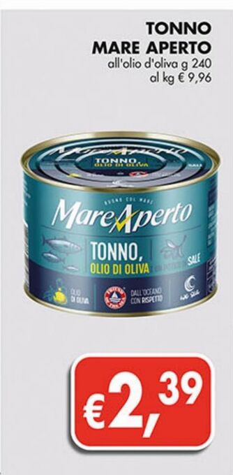 Supermercato Coal Tonno mare aperto offerta