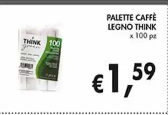 Supermercato Coal Palette caffe legno think offerta