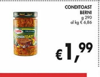 Supermercato Coal Conditoast berni offerta