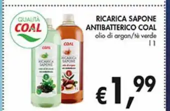 Supermercato Coal Ricarica sapone antibatterico coal offerta