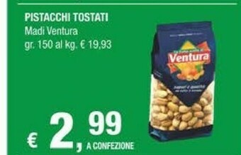 Crai Ventura Ventura Pistacchi Tostati offerta