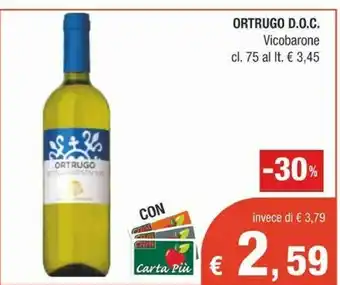Crai Vicobarone Ortrugo Doc offerta