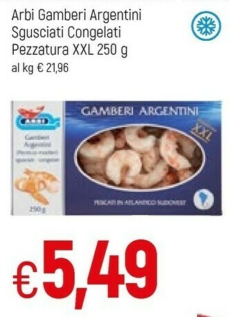 Famila Arbi Gamberi offerta