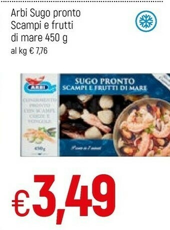 Famila Arbi Pesce surgelato offerta