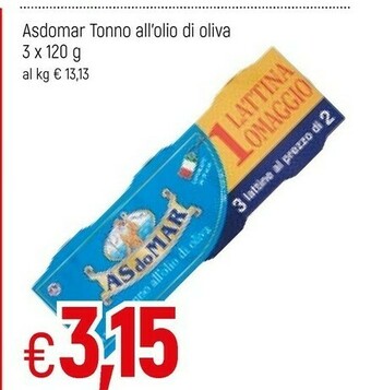 Famila Asdomar Tonno offerta