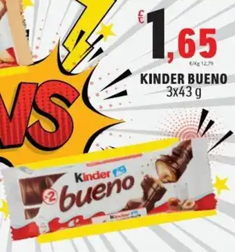 Ferrero Kinder Bueno 3x43 g