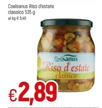 Famila Coelsanus Conserve offerta