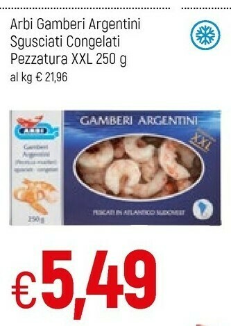Famila Arbi Gamberi offerta
