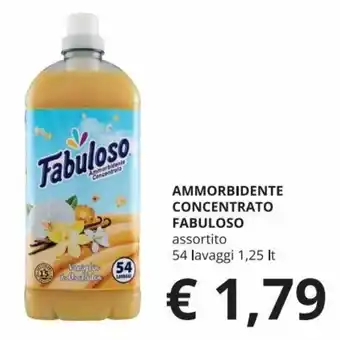 Fabuloso Ammorbidente Concentrato assortito 54 lavaggi 1,25 lt