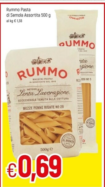 Famila Rummo Pasta di semola offerta